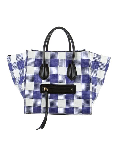 celine gingham tote bag red|WOMEN'S LUXURY RED HANDBAGS .